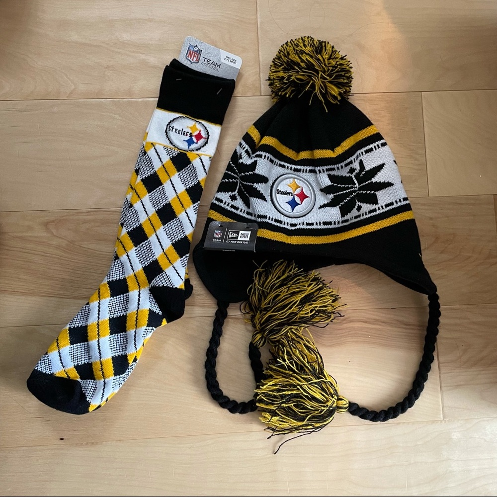 NFL Steelers Hat and Socks